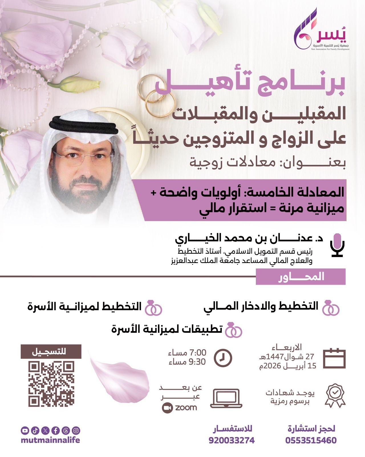 المعادلة الخامسة: (أولويات واضحة + ميزانية مرنة = استقرار مالي)